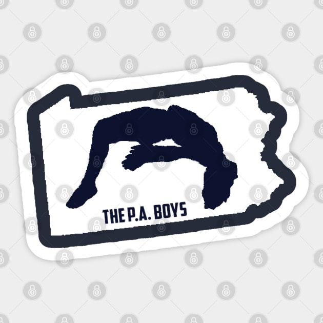 The PA Boys Sticker by CaptainChrisArt